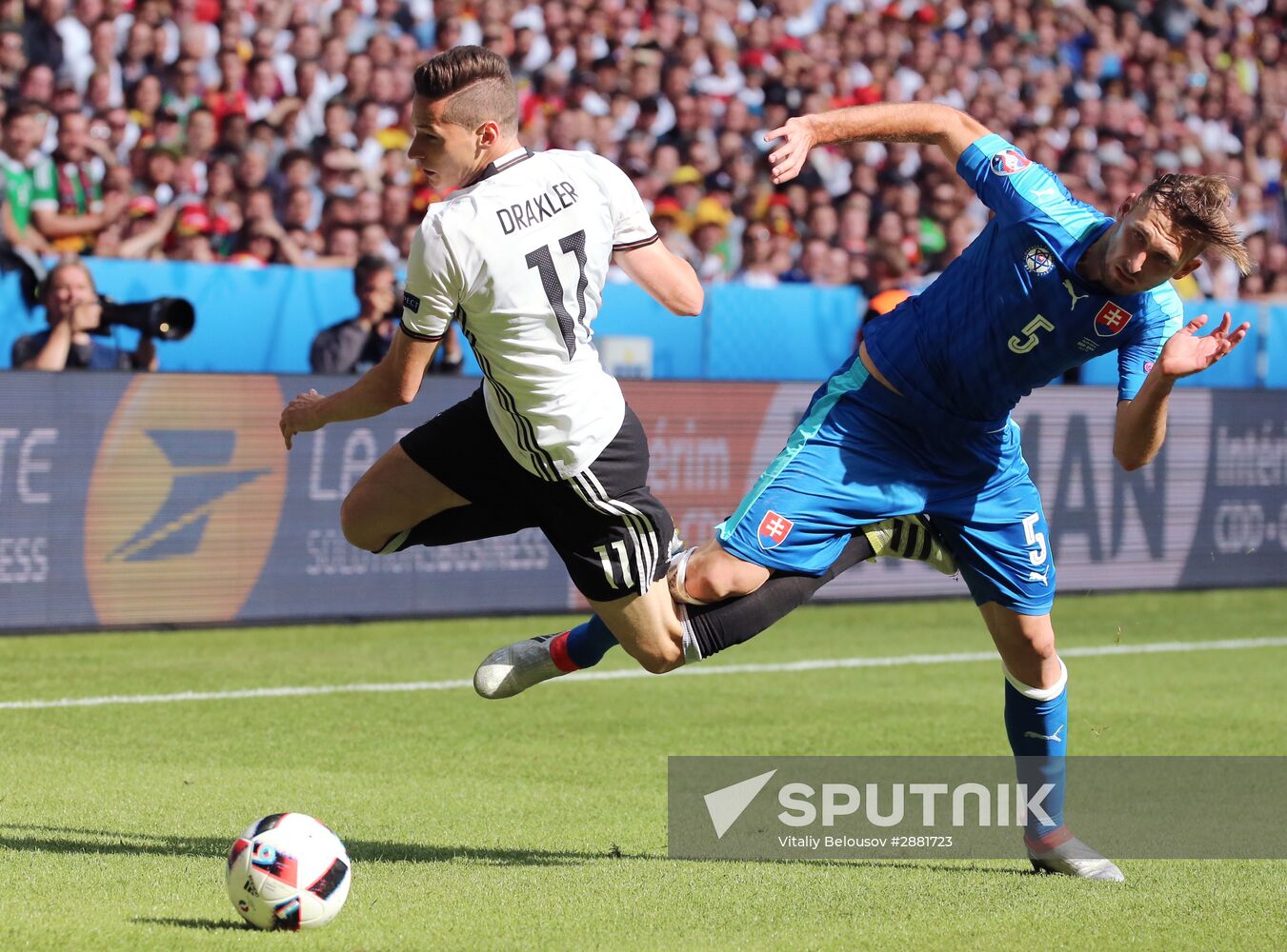 Football. 2016 UEFA European Championship. Germany vs. Slovakia