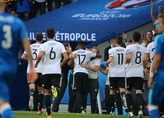 Football. 2016 UEFA European Championship. Germany vs. Slovakia
