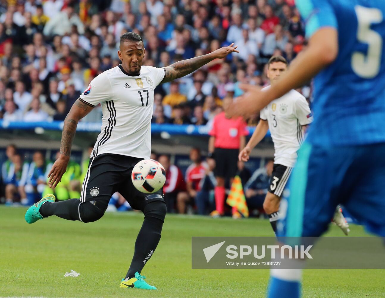 Football. 2016 UEFA European Championship. Germany vs. Slovakia