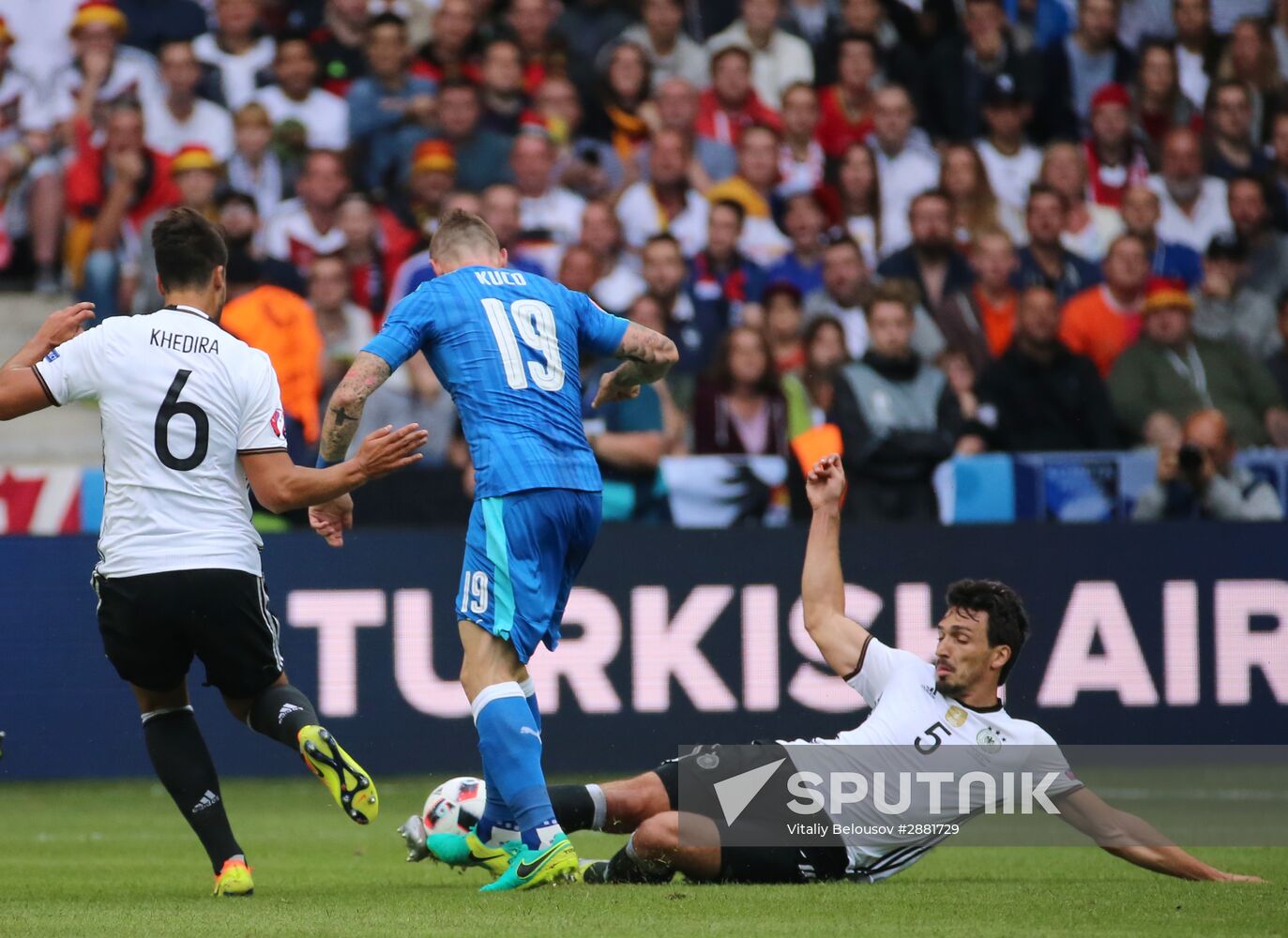 Football. 2016 UEFA European Championship. Germany vs. Slovakia