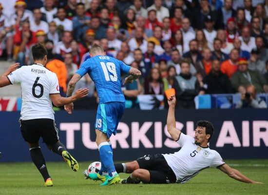 Football. 2016 UEFA European Championship. Germany vs. Slovakia