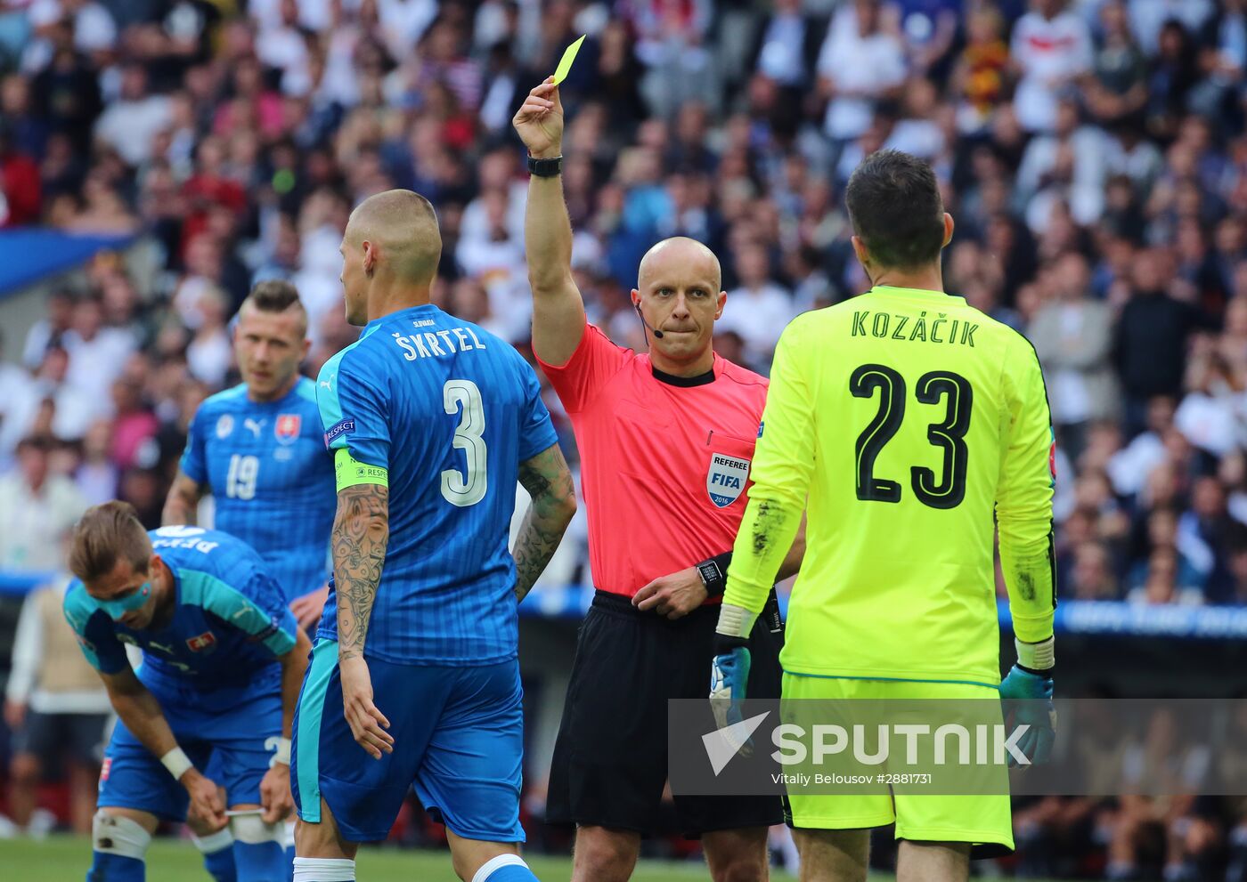 Football. 2016 UEFA European Championship. Germany vs. Slovakia