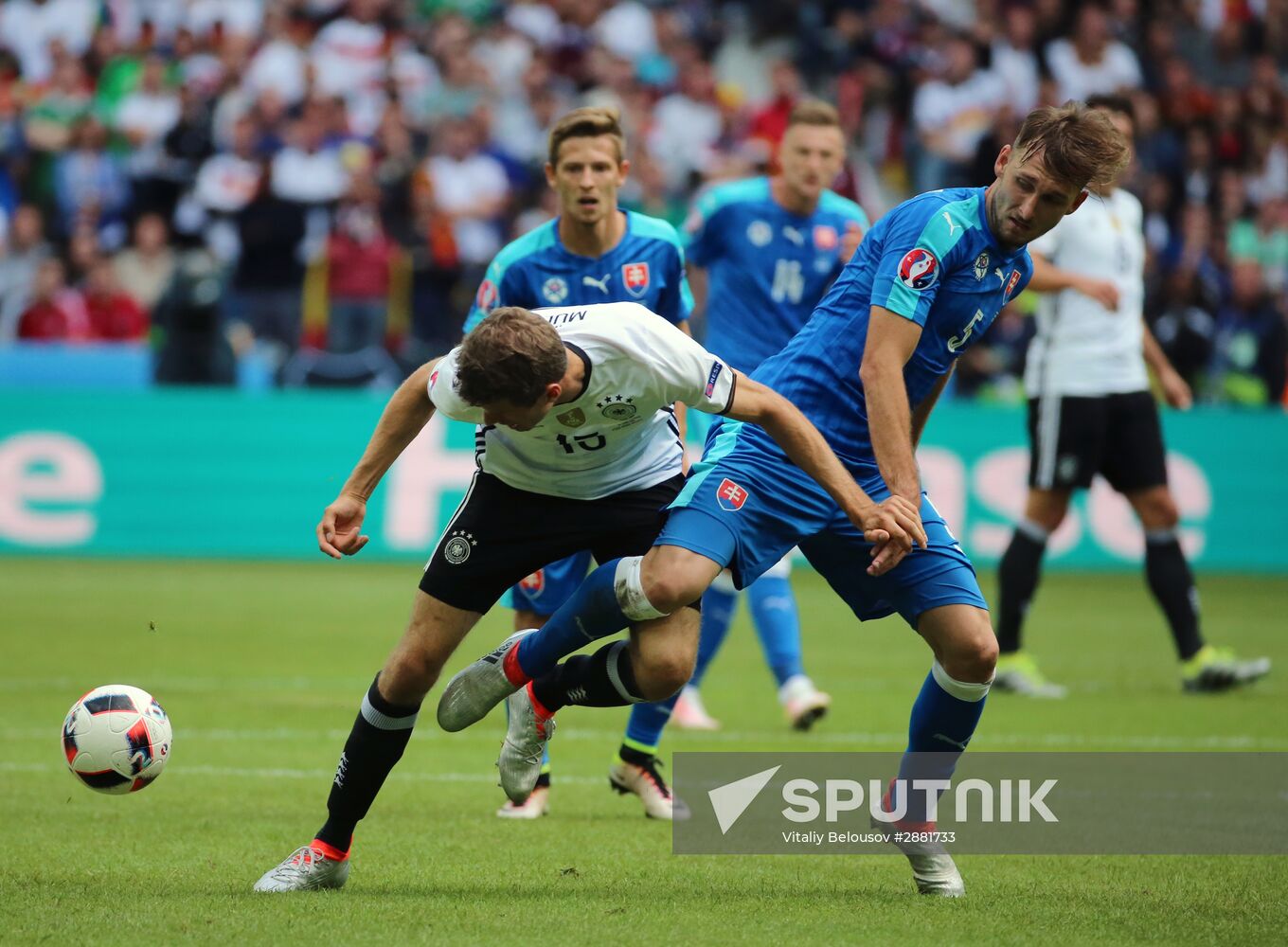 Football. 2016 UEFA European Championship. Germany vs. Slovakia