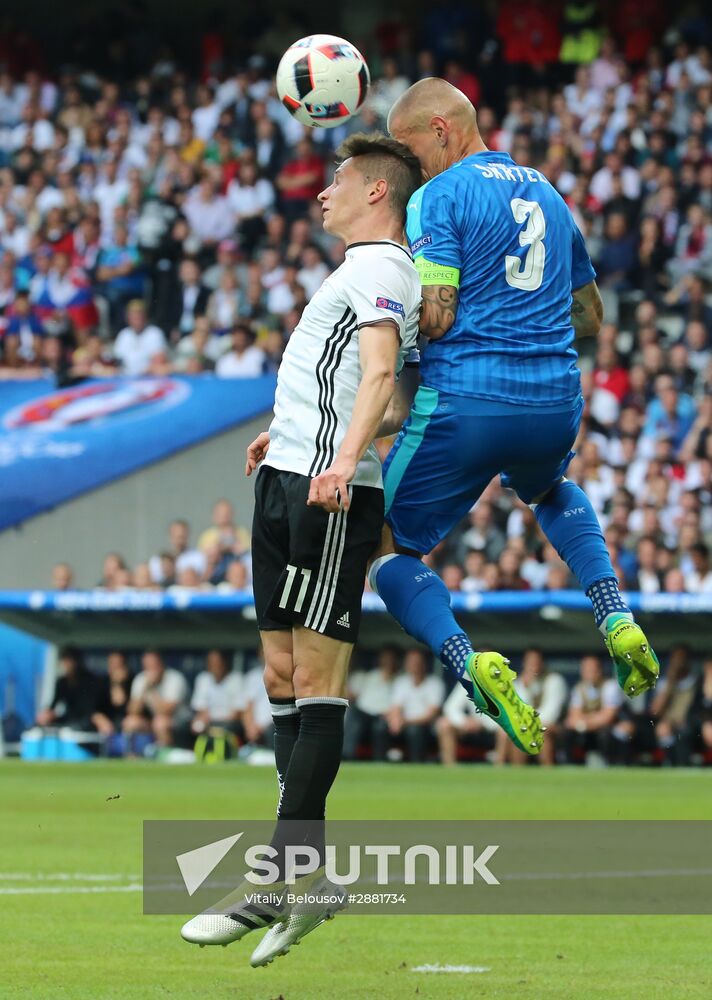 Football. 2016 UEFA European Championship. Germany vs. Slovakia