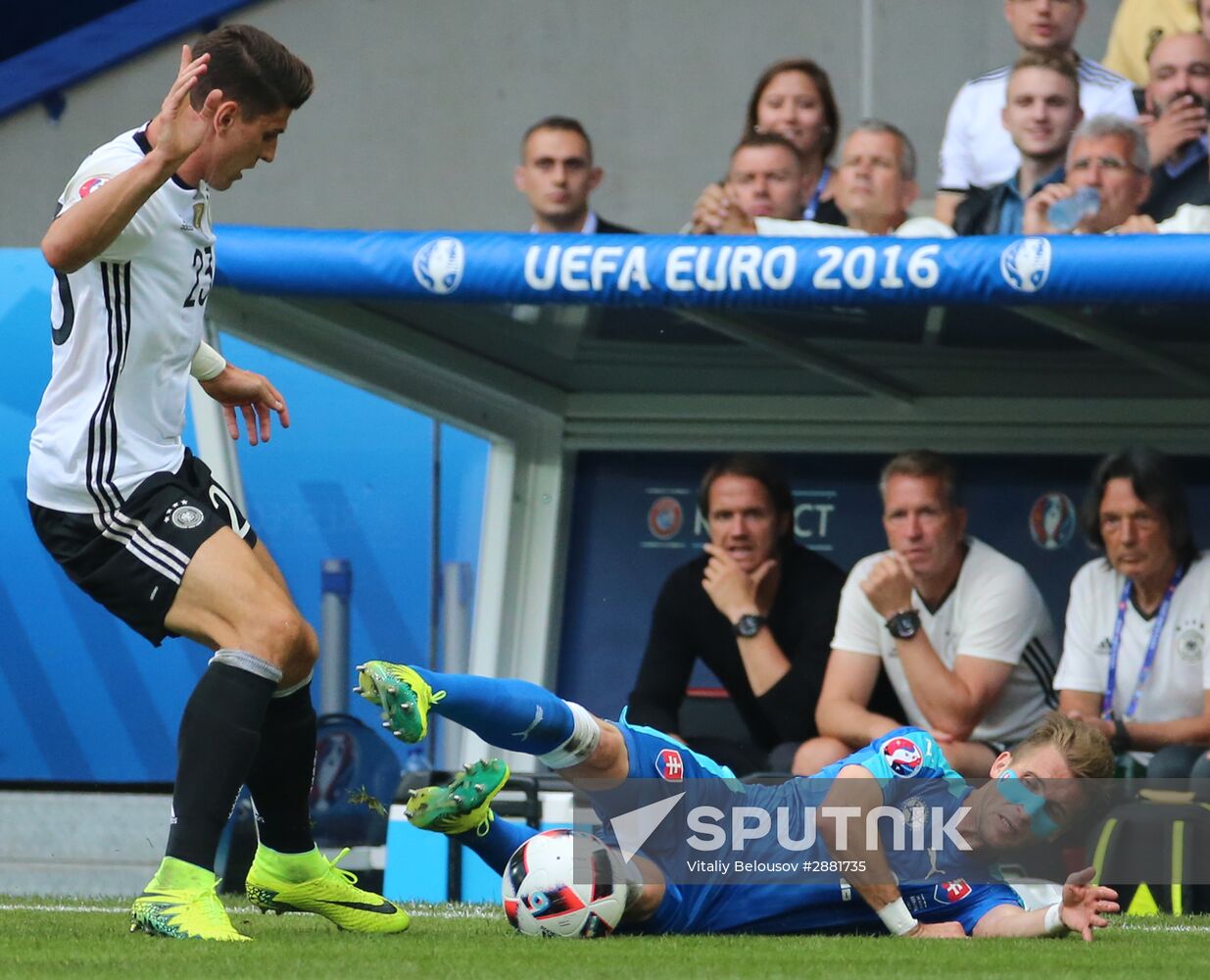 Football. 2016 UEFA European Championship. Germany vs. Slovakia