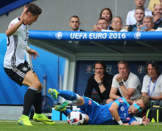 Football. 2016 UEFA European Championship. Germany vs. Slovakia