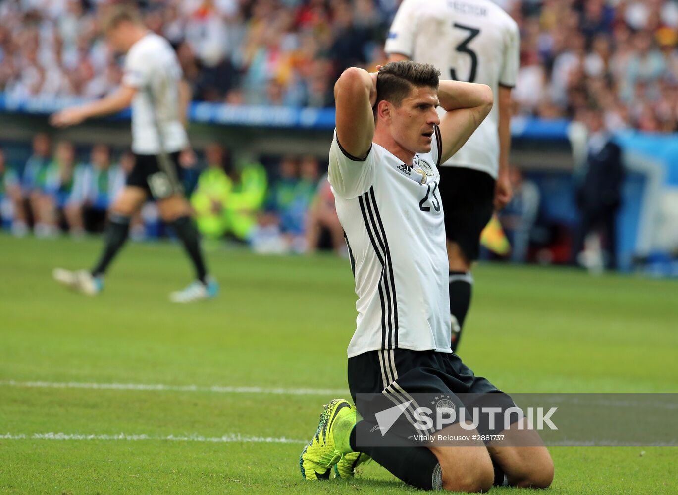 Football. 2016 UEFA European Championship. Germany vs. Slovakia