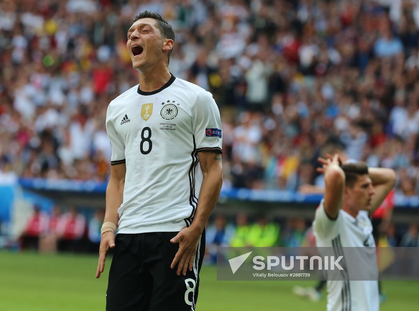 Football. 2016 UEFA European Championship. Germany vs. Slovakia
