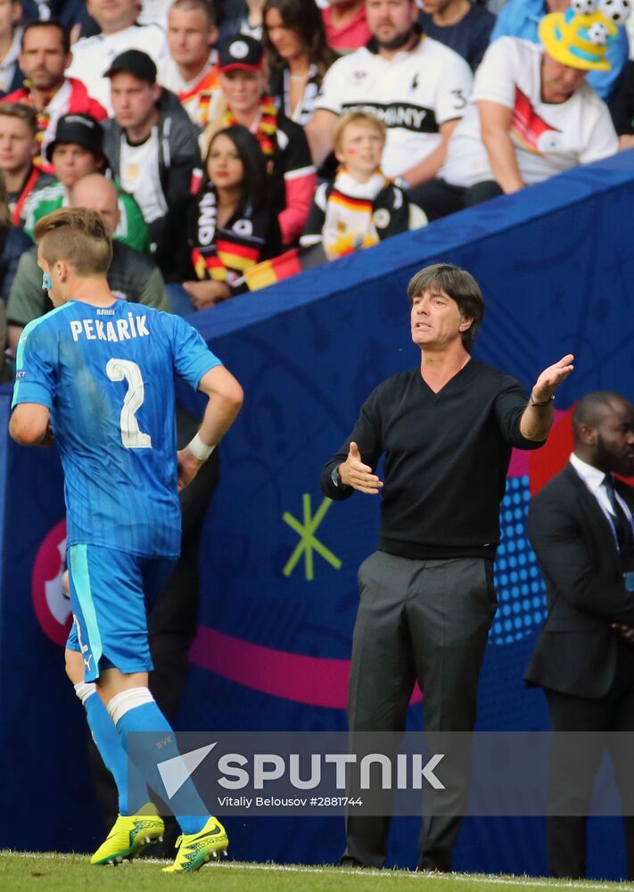 Football. 2016 UEFA European Championship. Germany vs. Slovakia
