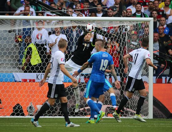 Football. 2016 UEFA European Championship. Germany vs. Slovakia