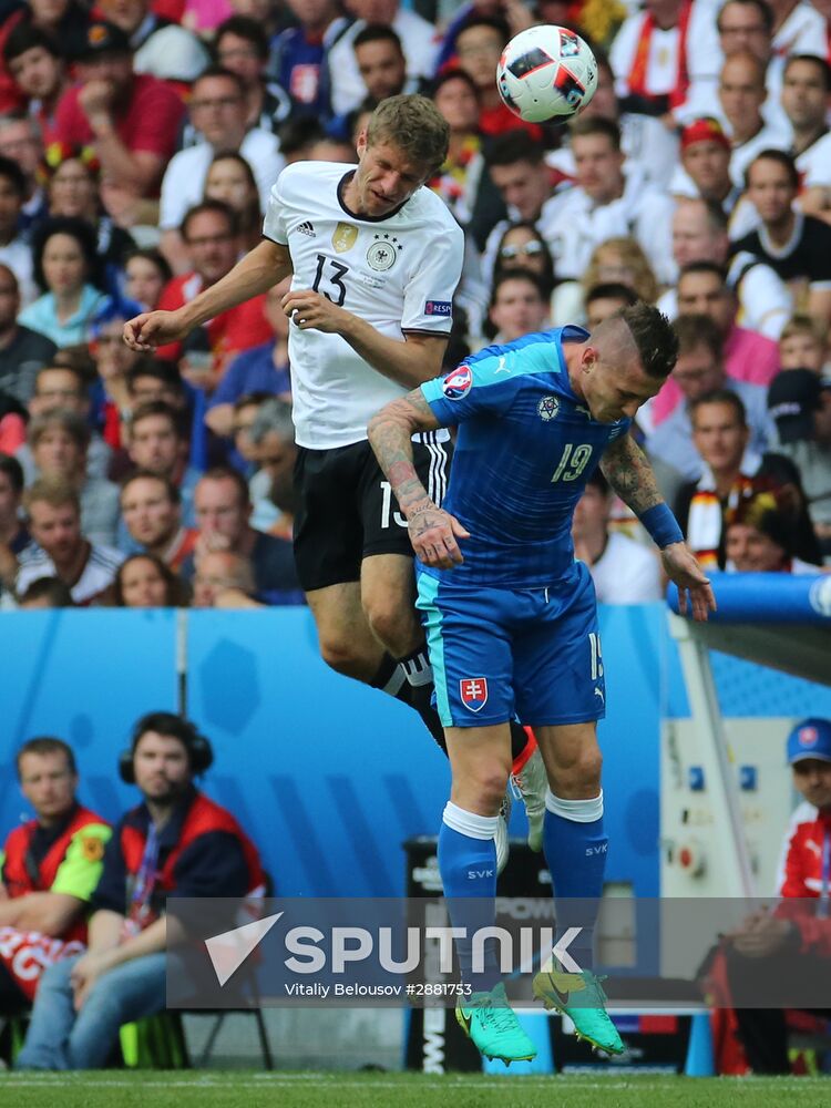 Football. 2016 UEFA European Championship. Germany vs. Slovakia