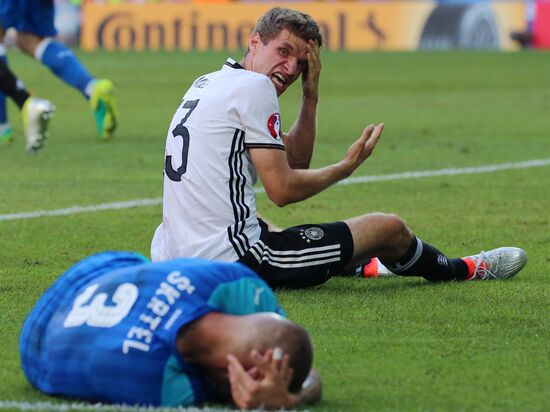 Football. 2016 UEFA European Championship. Germany vs. Slovakia