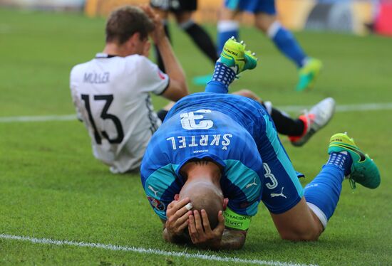 Football. 2016 UEFA European Championship. Germany vs. Slovakia
