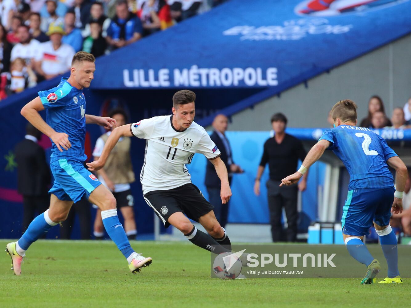 Football. 2016 UEFA European Championship. Germany vs. Slovakia