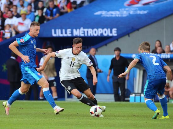 Football. 2016 UEFA European Championship. Germany vs. Slovakia