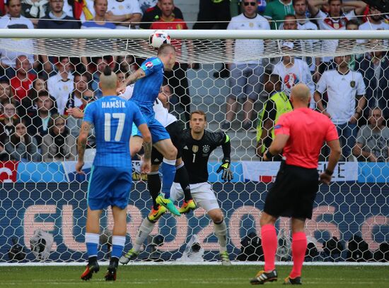 Football. 2016 UEFA European Championship. Germany vs. Slovakia