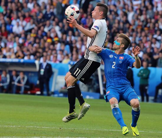 Football. 2016 UEFA European Championship. Germany vs. Slovakia