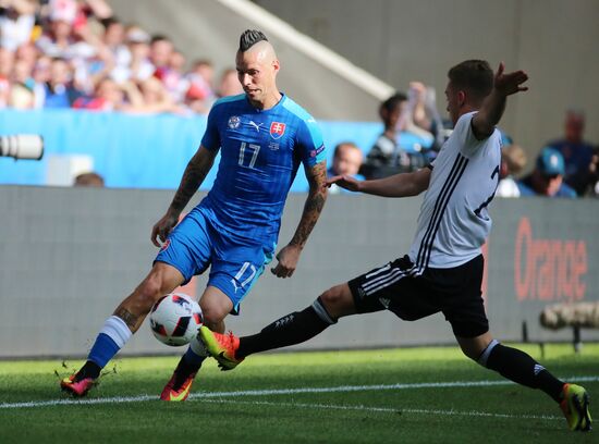 Football. 2016 UEFA European Championship. Germany vs. Slovakia