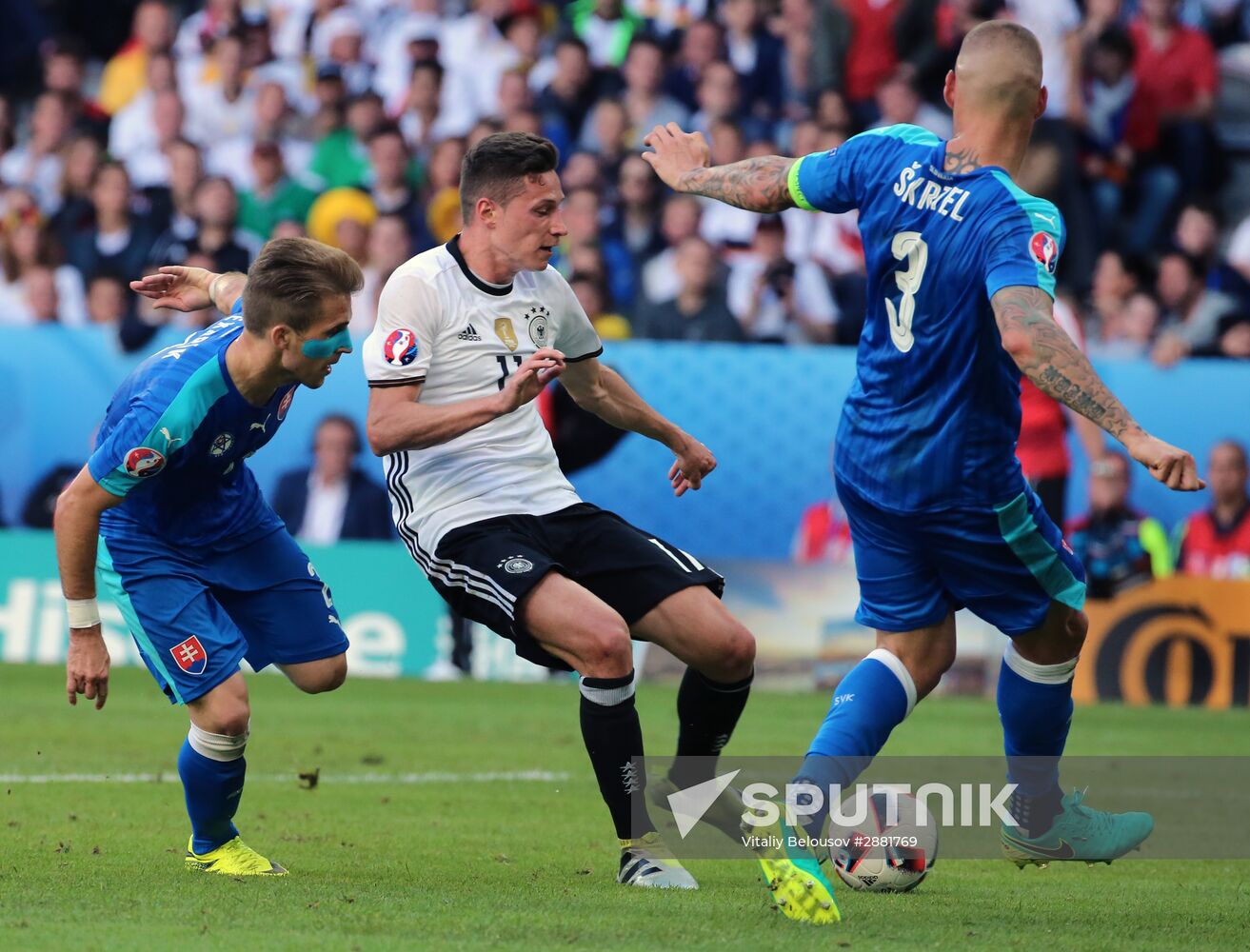 Football. 2016 UEFA European Championship. Germany vs. Slovakia