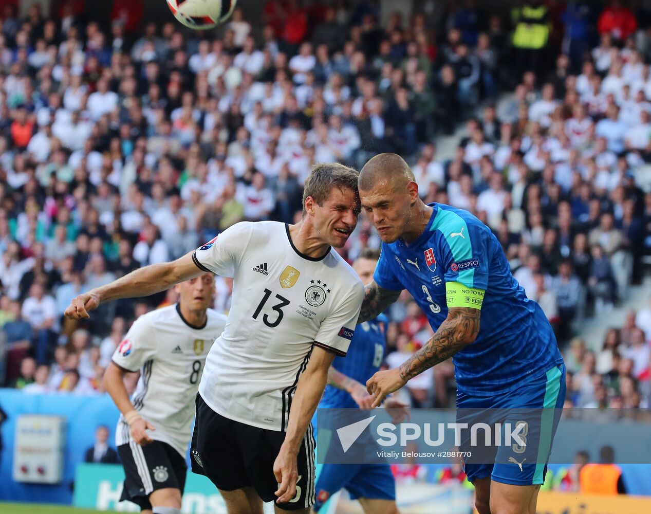 Football. 2016 UEFA European Championship. Germany vs. Slovakia