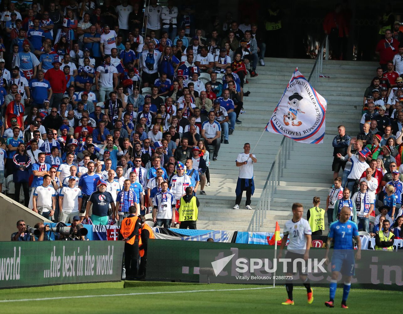 Football. 2016 UEFA European Championship. Germany vs. Slovakia