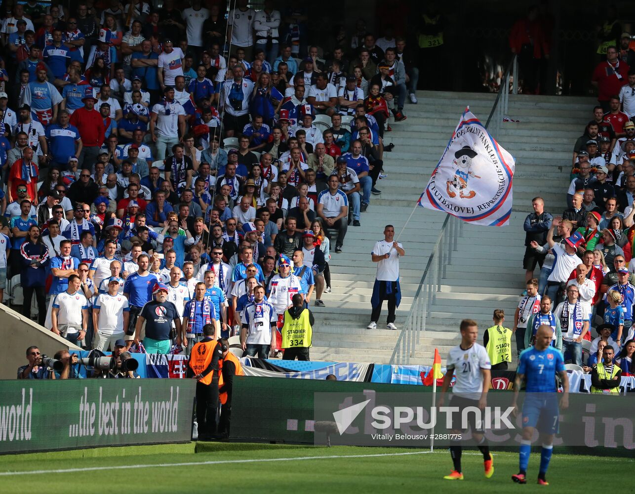 Football. 2016 UEFA European Championship. Germany vs. Slovakia