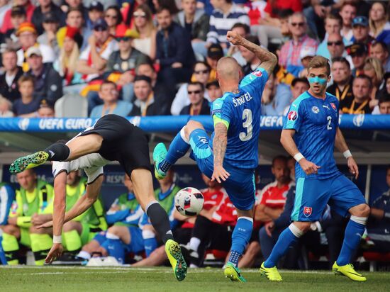 Football. 2016 UEFA European Championship. Germany vs. Slovakia