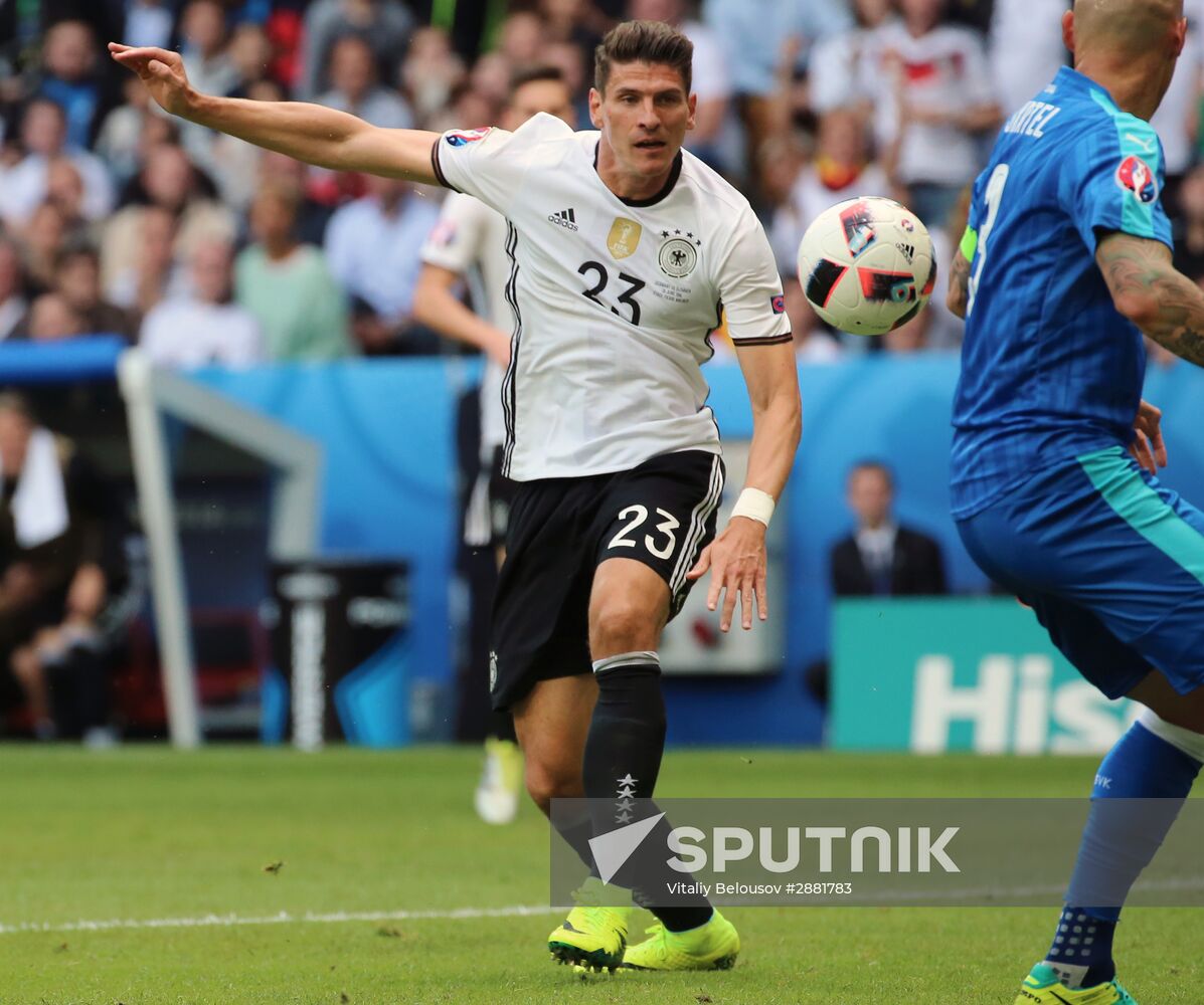Football. 2016 UEFA European Championship. Germany vs. Slovakia