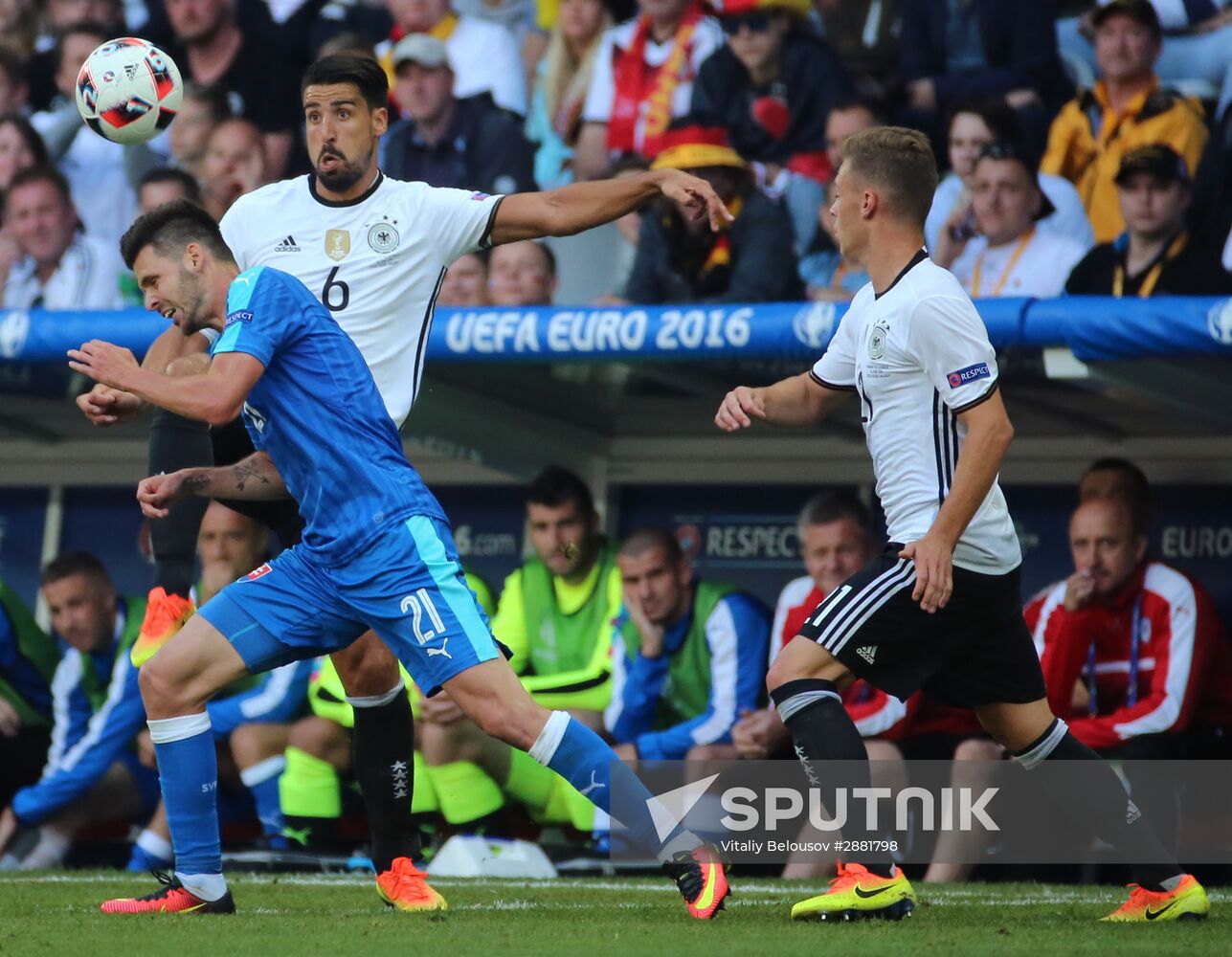 Football. 2016 UEFA European Championship. Germany vs. Slovakia