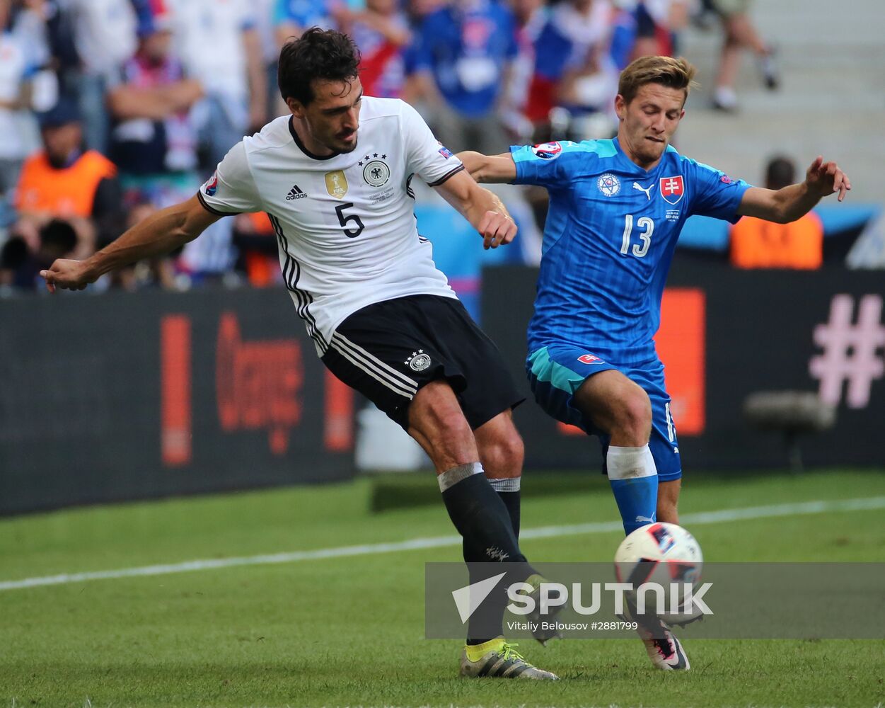 Football. 2016 UEFA European Championship. Germany vs. Slovakia