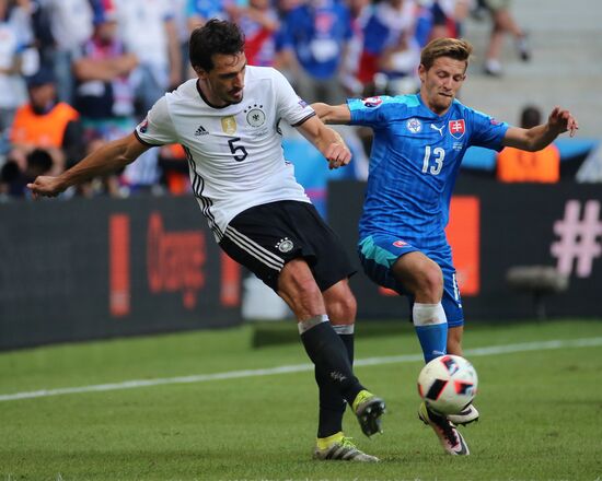 Football. 2016 UEFA European Championship. Germany vs. Slovakia