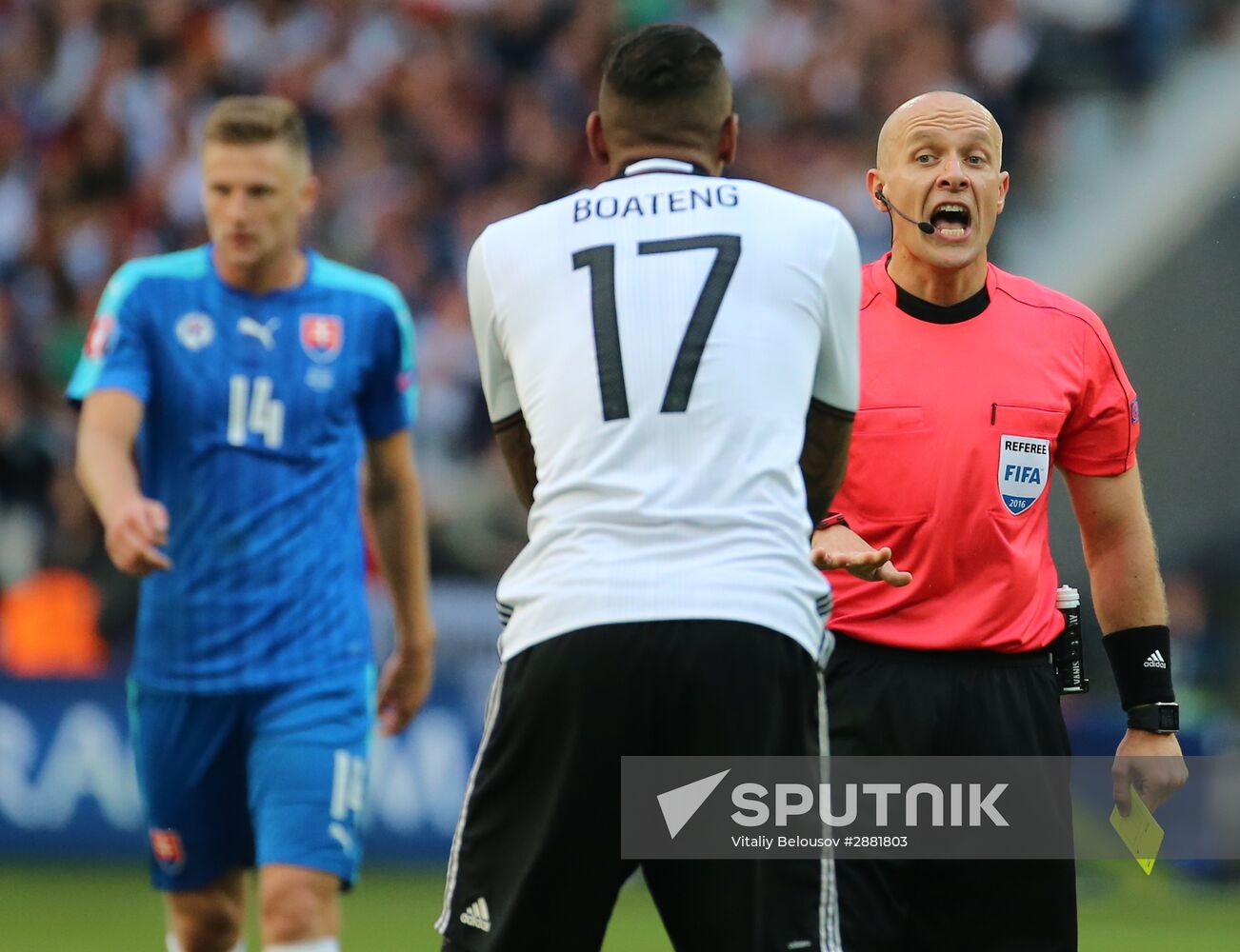 Football. 2016 UEFA European Championship. Germany vs. Slovakia