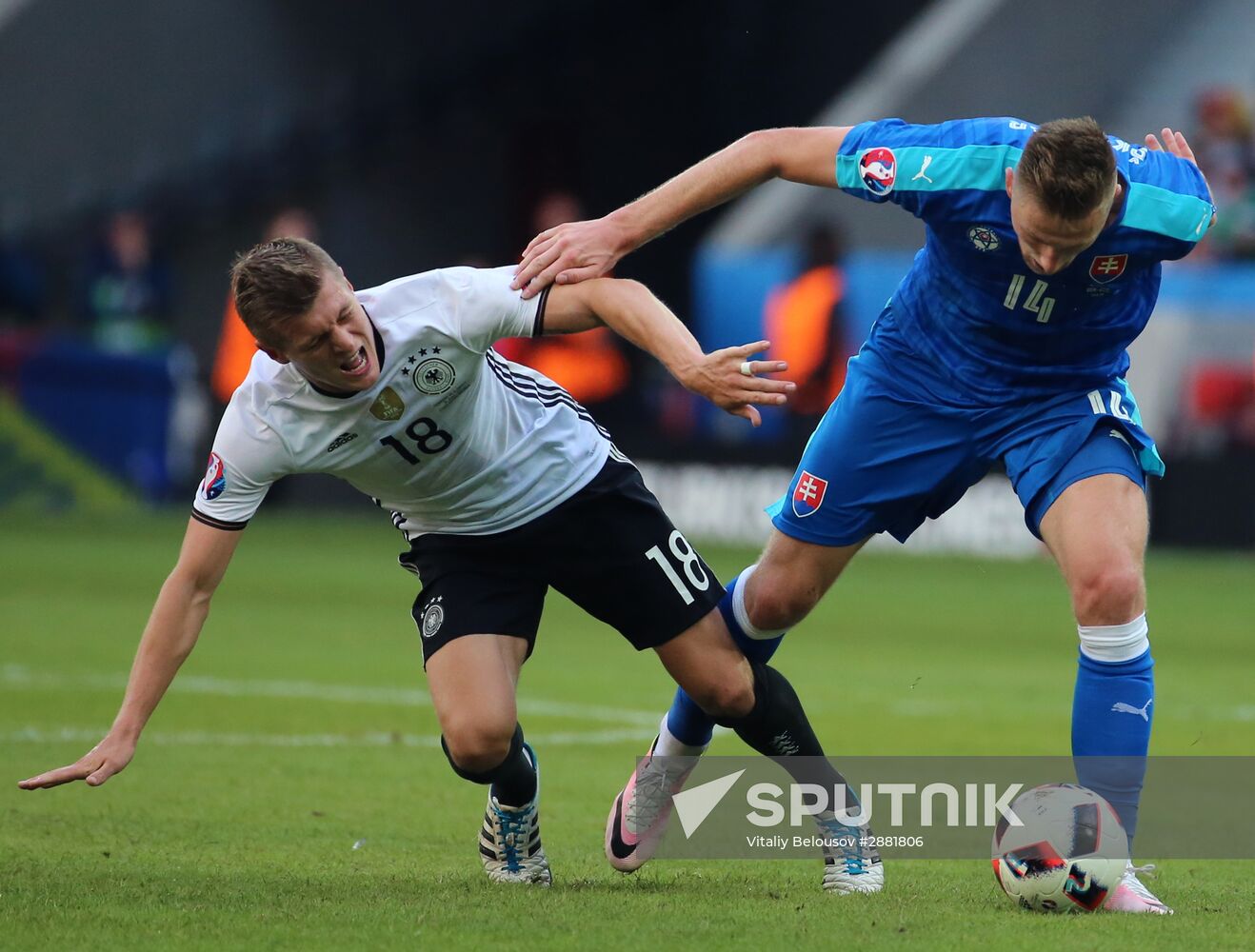 Football. 2016 UEFA European Championship. Germany vs. Slovakia