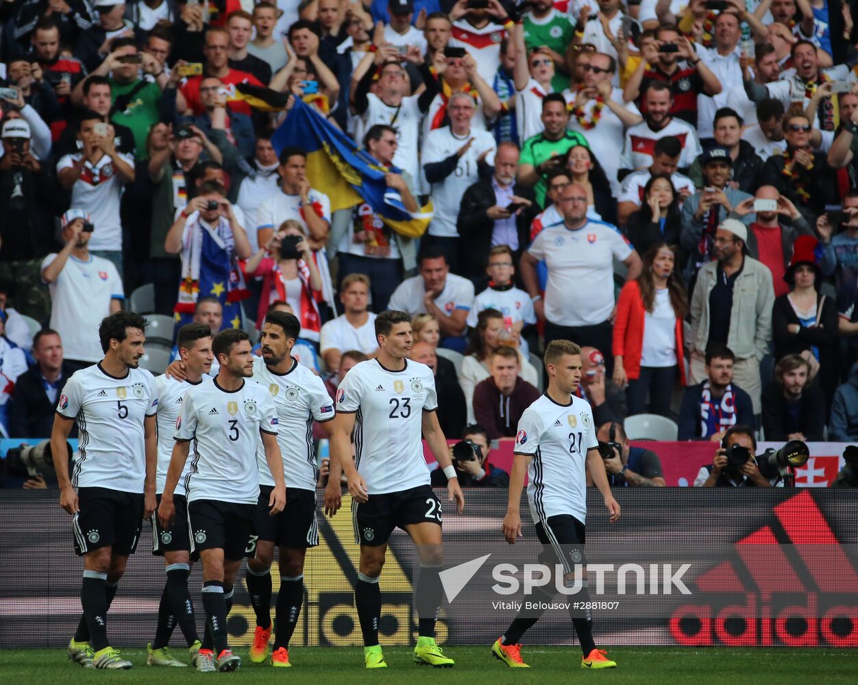 Football. 2016 UEFA European Championship. Germany vs. Slovakia