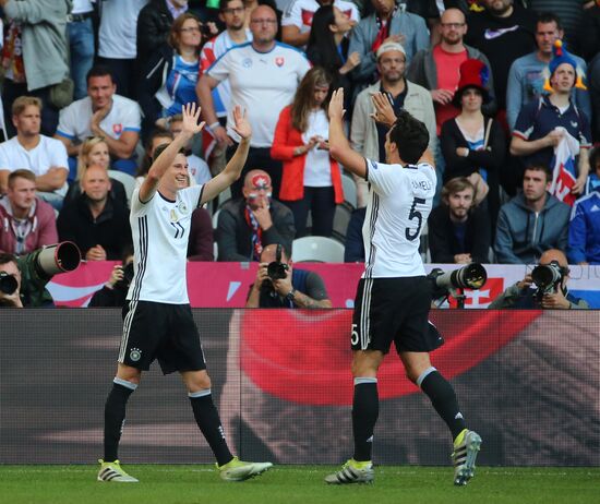 Football. 2016 UEFA European Championship. Germany vs. Slovakia