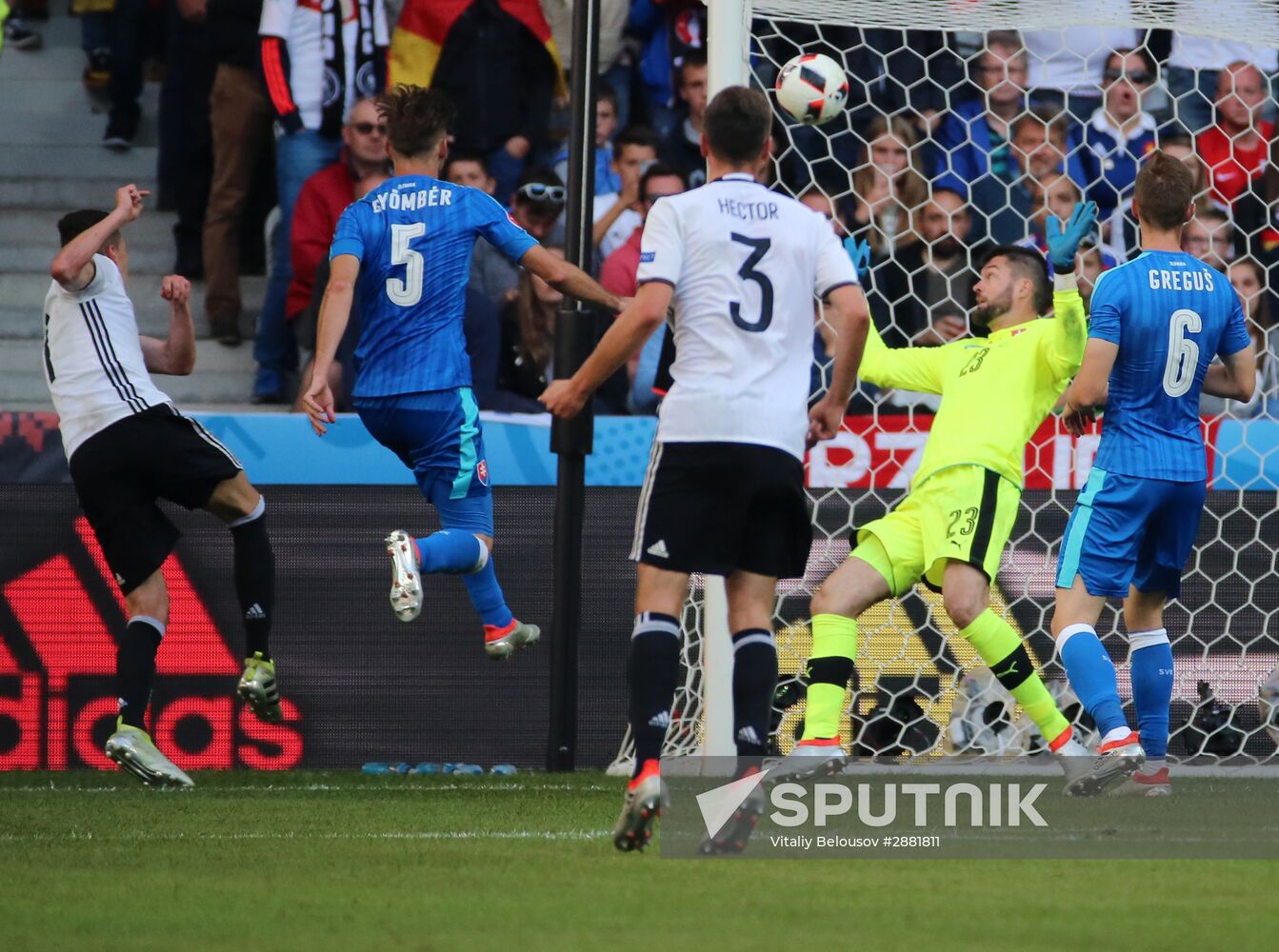 Football. 2016 UEFA European Championship. Germany vs. Slovakia