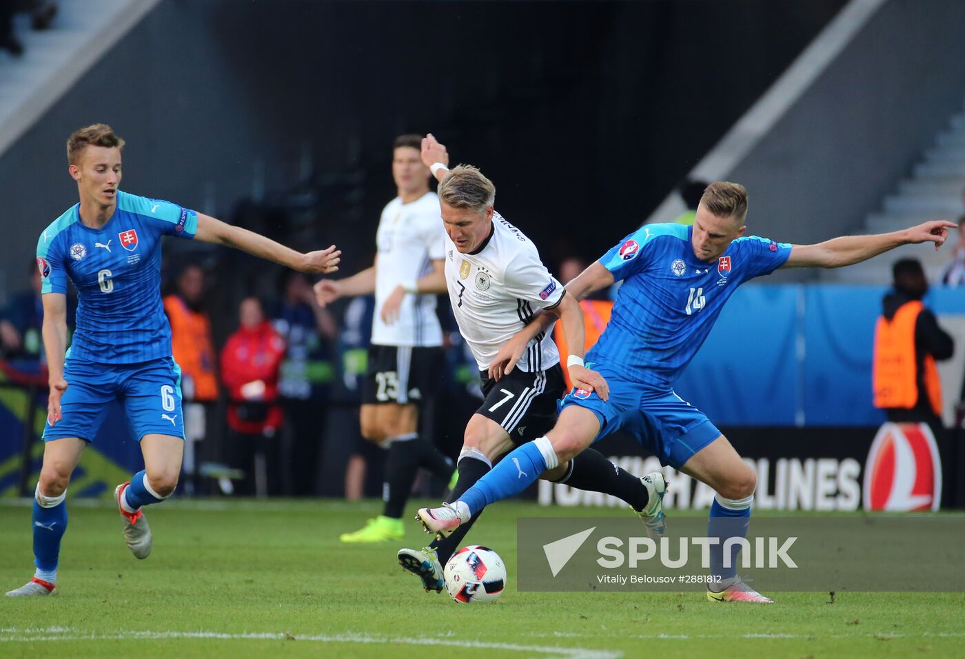 Football. 2016 UEFA European Championship. Germany vs. Slovakia
