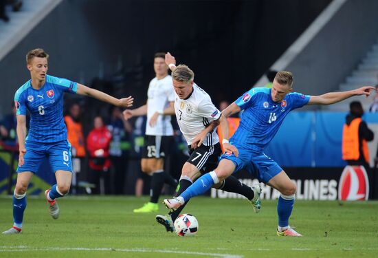 Football. 2016 UEFA European Championship. Germany vs. Slovakia