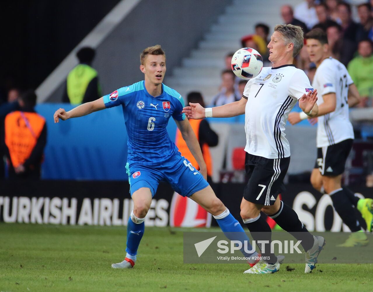 Football. 2016 UEFA European Championship. Germany vs. Slovakia
