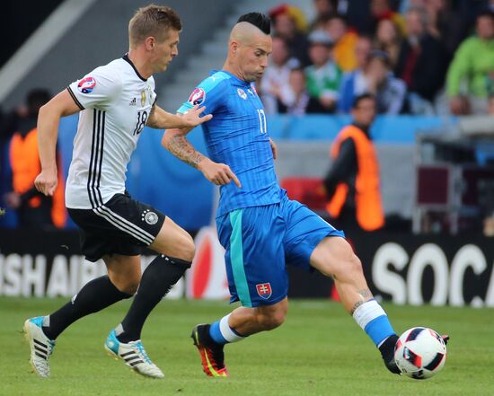 Football. 2016 UEFA European Championship. Germany vs. Slovakia