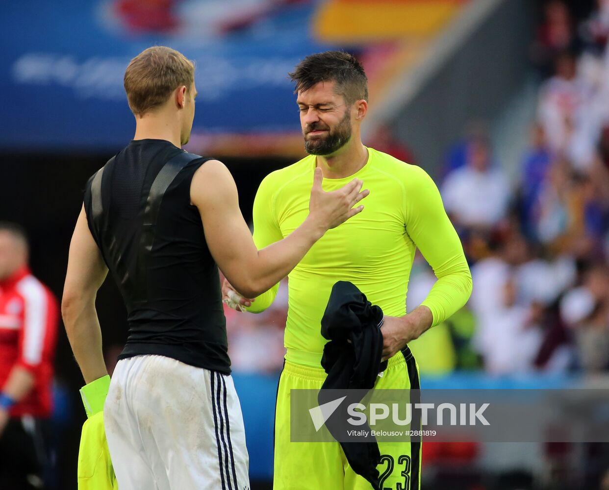 Football. 2016 UEFA European Championship. Germany vs. Slovakia