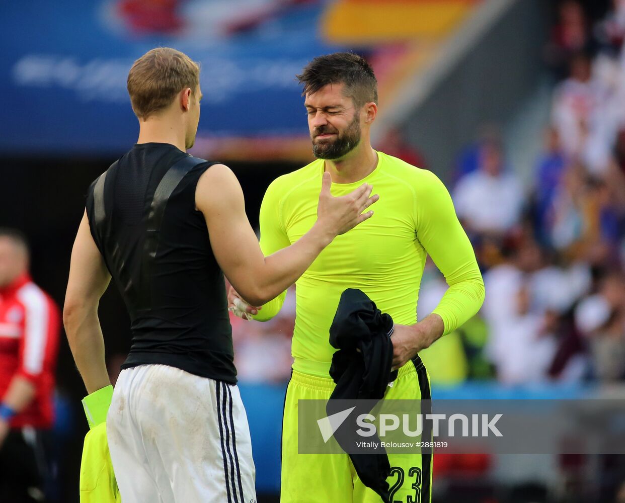 Football. 2016 UEFA European Championship. Germany vs. Slovakia