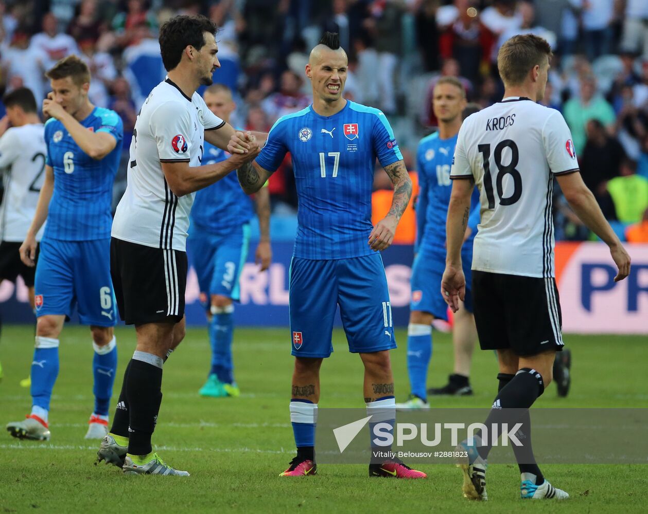 Football. UEFA Euro 2016. Germany vs. Slovakia