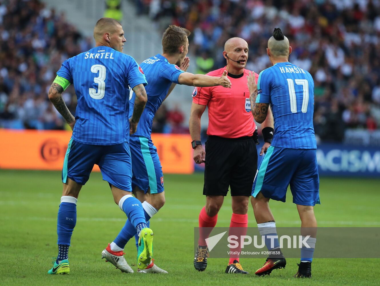 Football. 2016 UEFA European Championship. Germany vs. Slovakia