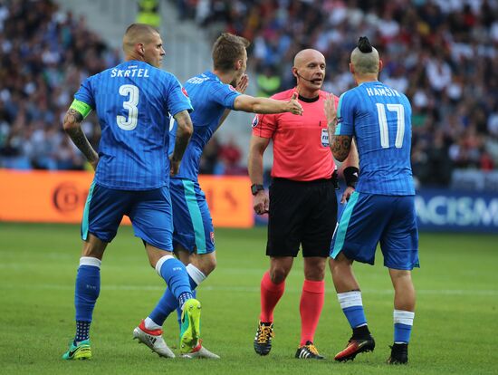 Football. 2016 UEFA European Championship. Germany vs. Slovakia