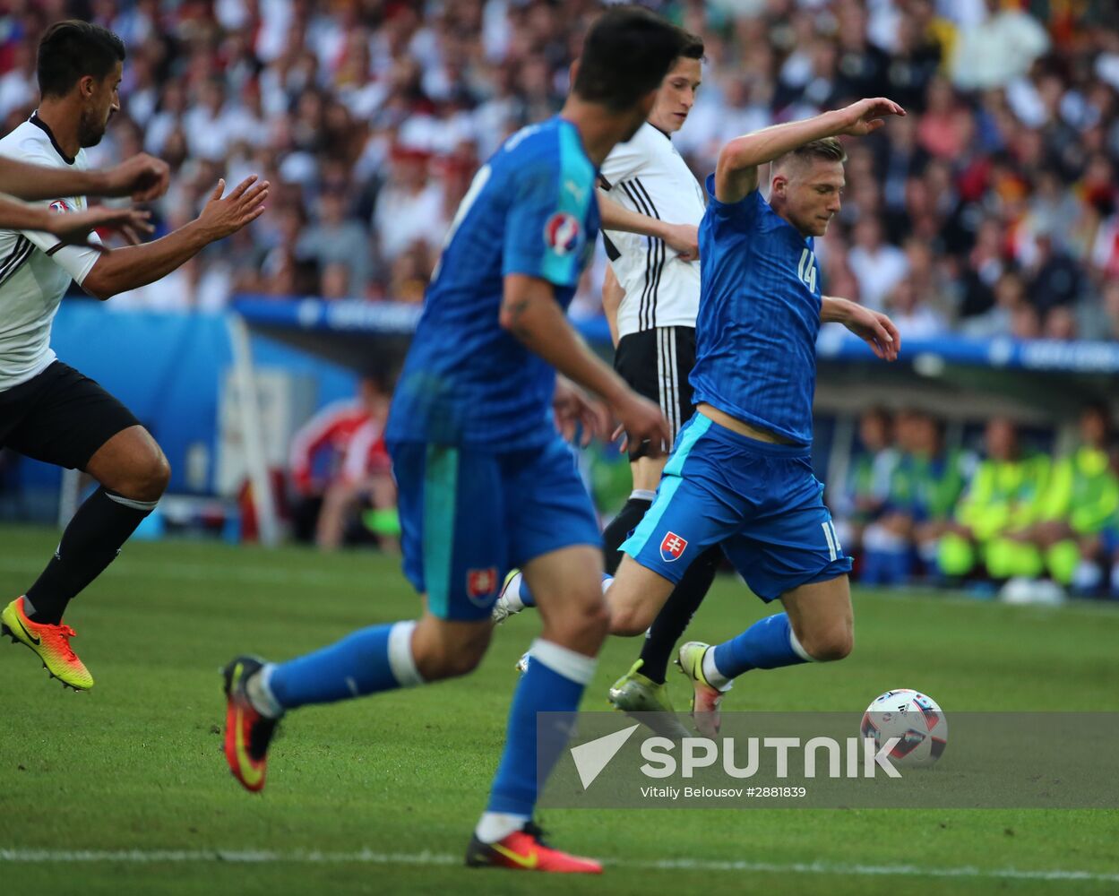 Football. 2016 UEFA European Championship. Germany vs. Slovakia