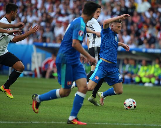 Football. 2016 UEFA European Championship. Germany vs. Slovakia