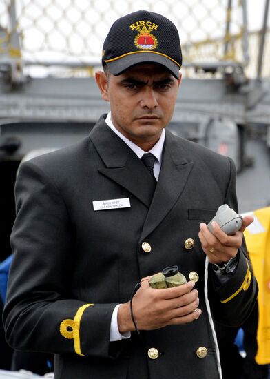 Welcoming Indian Navy ships in Vladivostok