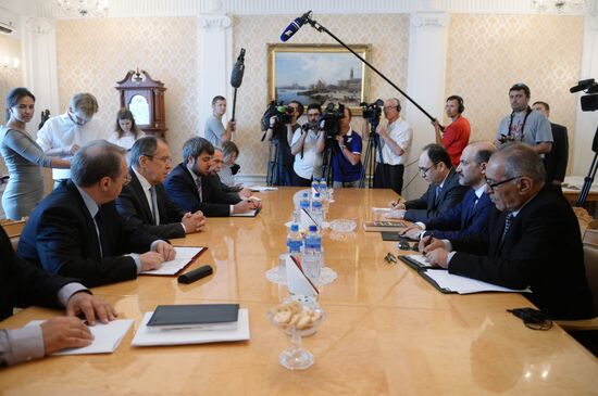 Sergei Lavrov meets with Syrian opposition delegation led by Ahmad al-Jarba