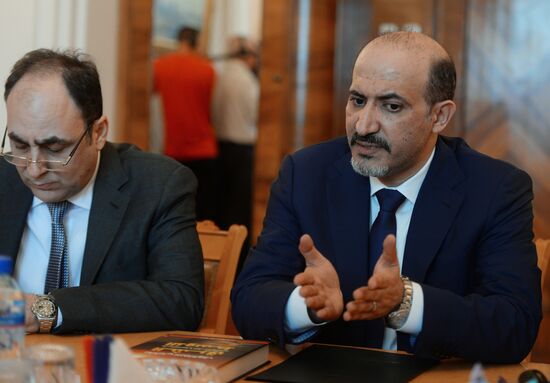 Sergei Lavrov meets with Syrian opposition delegation led by Ahmad al-Jarba